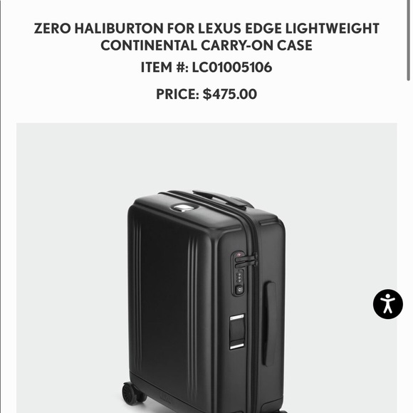 New Lexus Black Line Special Edition Halliburton - Picture 3 of 5